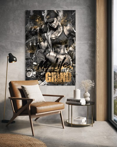 Quadro tela fitness - su,