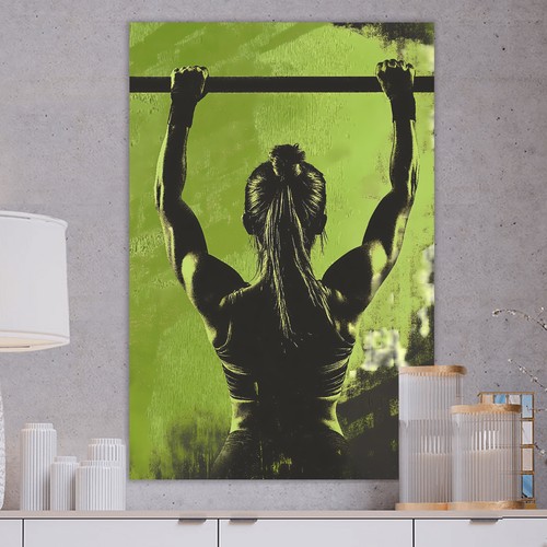 Quadro tela fitness - su,