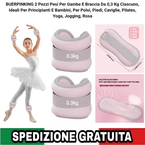 Pesi caviglie polsi 3kg - 2,